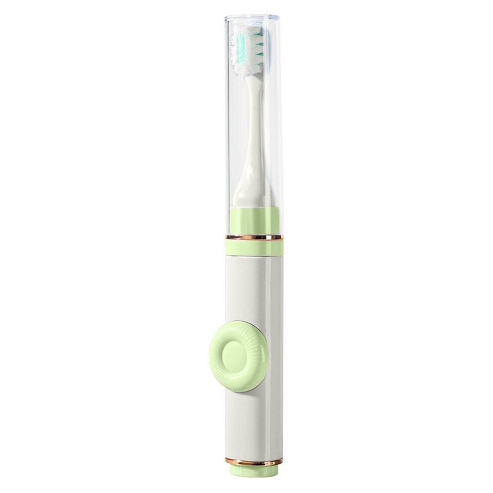 Hue-Grain (Forest Green) Travel Foldable Toothbrush Set, Soft Bristles