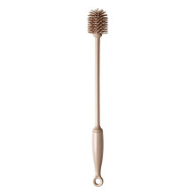 (Green) 30cm Silicone Bottle Brush - Long Handle Flask Cleaner