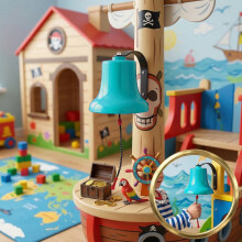 Spielturm in Form einer Schiffsglocke für Kinder - mit Seilzug, wetterfest