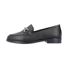 Mocassino in pelle Rieker Turin - Nero