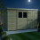 11 x 10 Pent Shed Tanalised (Double Door, With Windows) 3