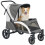 PawHut Carrito para Perro Gris 124 x 67 x 100 cm 1