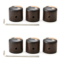 6 Piezas de Perilla de Control de Volumen de Tono de Madera Juego de Perillas de Control de Tono para Piezas de Guitarra EléCtrica