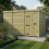 11 x 10 Pent Shed Tanalised (Single Door, No Windows) 1