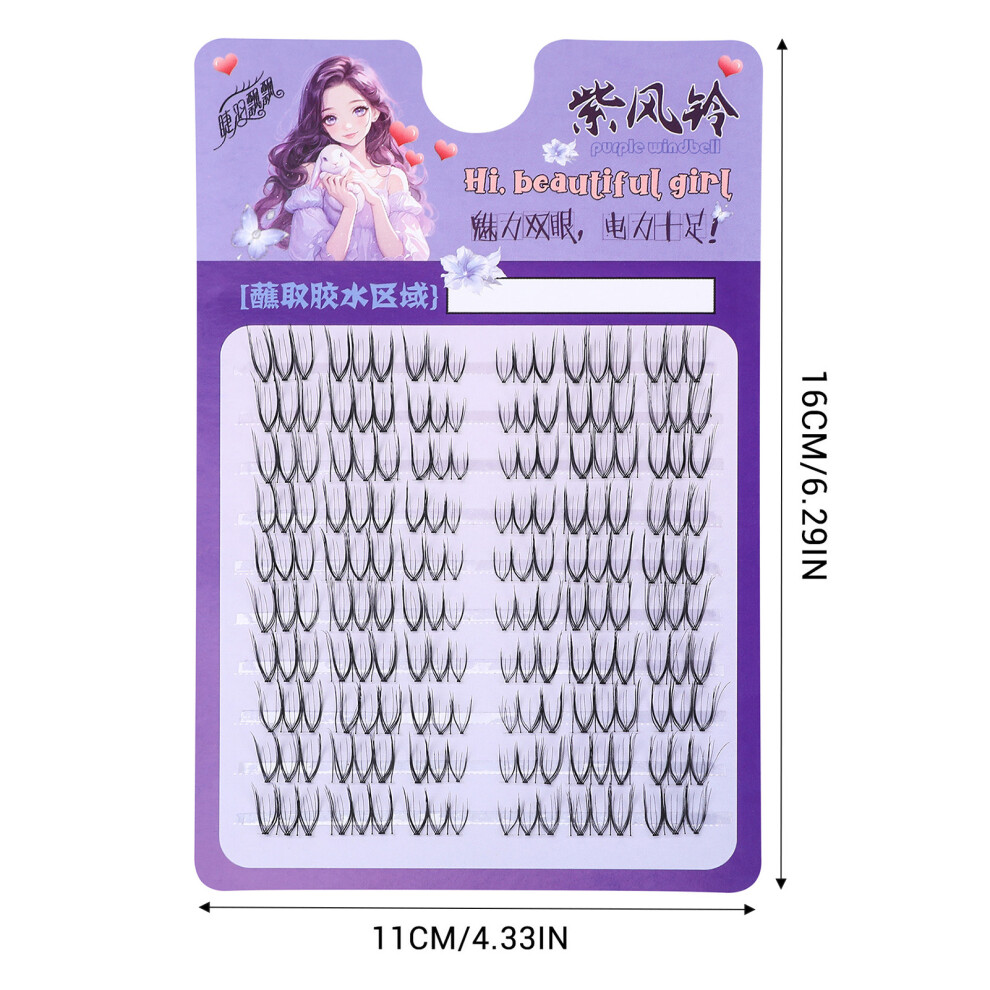 Zhouq-Outdoors Long C Curl Black Lash Clusters For Girls Night Out