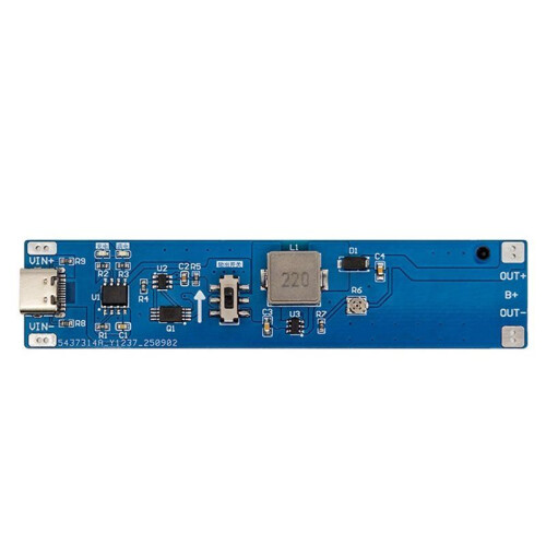 Type-C 18650 Lithium Battery Boost Step  Module 3.7V to 9V 12V 1A Charging Discharge Booster Regulator Module