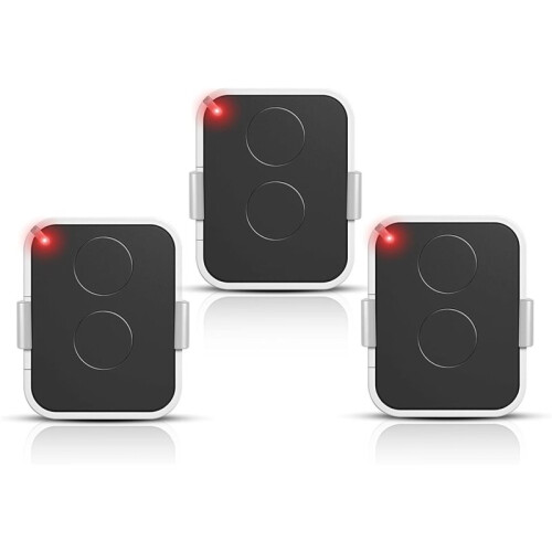 3pcs 2 Channels 433.92MHz Rolling Code Gate Remote Control - Replacement for ON1E,ON2E,ON4E -for Gate and Garage Engines