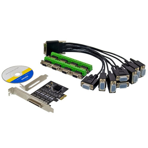 ST345 PCIe 17V358 8S Industrial RS422/RS485 Multi-Function Convenient and Practical Portable Control Card