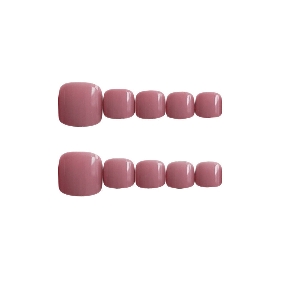 Zhouq-Outdoors Fake Toenail Patches, Short Manicure Accessories