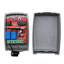 2 Channel Garage Door Remote Control Receiver 433/433.92MHz Fixed Code and Rolling Code Universal Module