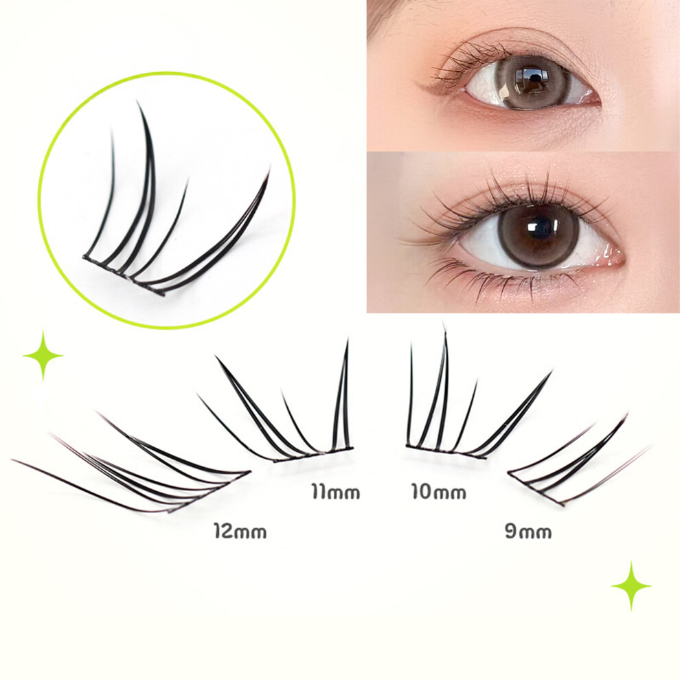 Dachuang Beauty Fluffy Cluster False Eyelashes For Daily & Stage Makeup