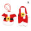 (A) Santa Suit Flatware Holder - Christmas Table Decor 1