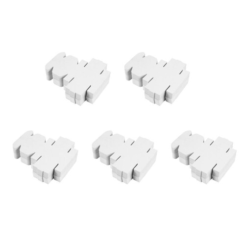 500Pcs  Paper Box Nice  Box Packaging Box Small Size-White