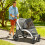 PawHut Carrito para Perro Gris 124 x 67 x 100 cm 5