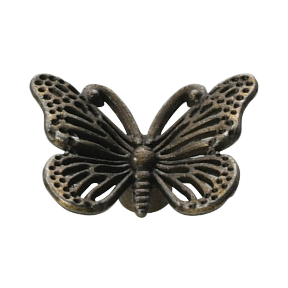 (Green Bronze, 29820) Butterfly Cabinet Knob Zinc Alloy Drawer Pull Handle 6443564780850