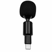 Przenośny Mikrofon Bezprzewodowy 3,5 mm Stereo Typu C, Giętki, Zginany, do Aparatów w Telefonach, Komputerach, Laptopach i PC