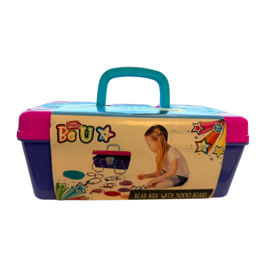 Chad Valley Be U Bead Box with 5000 Beads