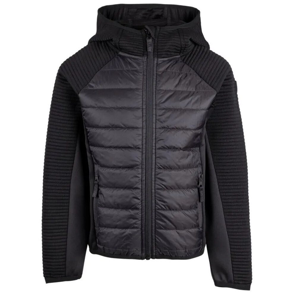 Trespass (7-8 Years, Black) Childrens/Kids Roadie Hybrid Jacket