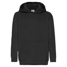 (14-15 Years, Black) Fruit of the Loom Childrens/Kids Classic Hoodie