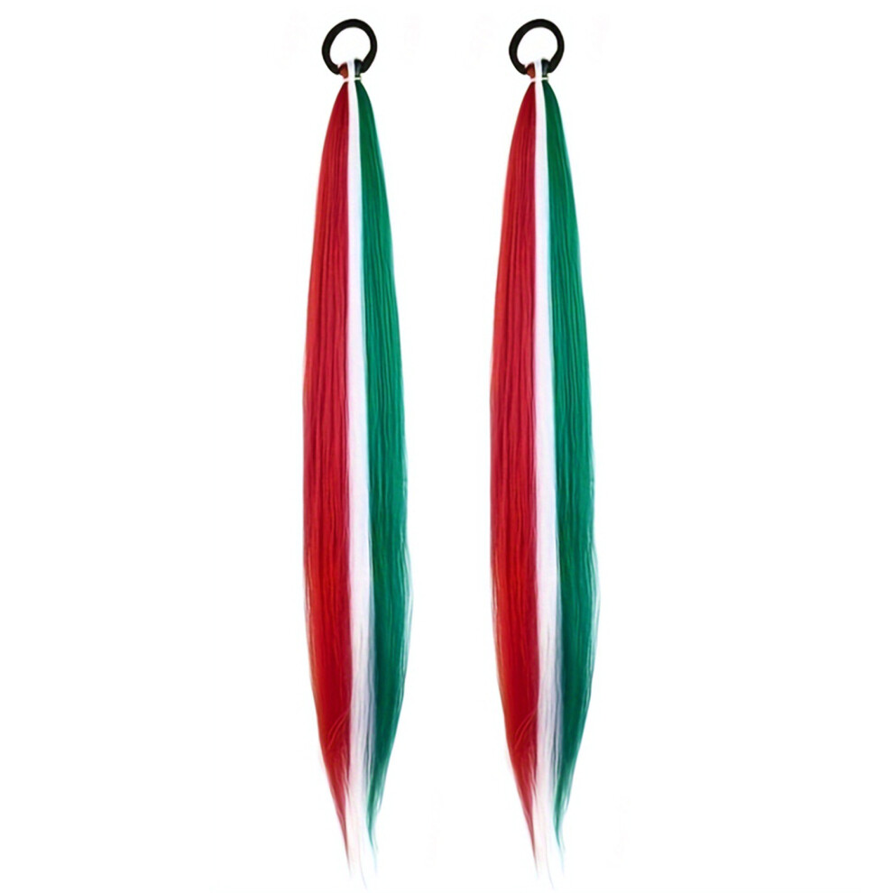 Phui-Pet-Supplies Festive 26\" Elastic Ponytail Hair Extensions