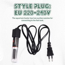 Aquarium Constant Heating Rod Aquarium Temperature Heater Pet Fish Water Aquatic Heat Temp Control Supplies EU Plug