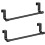 Over Cabinet Door Towel Rack, Extended Hooks, Scratchproof Design 1