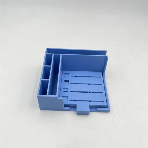 Sticky Note Holder,3x3/4x4 Sticky Note Stencil Dispenser with Template,Memo Pad Organizer W/Sticky Notes 2