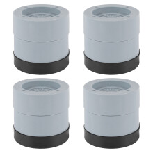 4 Pack Rubber Anti Vibration Pads and Anti-Walk Pads Shock Absorbing Non Slip Grip Pad for Washer and Dryer Appliances