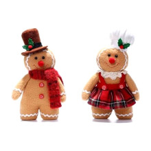 Christmas Gingerbread Plush Doll, Gingerbread Plush Toys Christmas Gingerbread Pillows Stuffed Gingerbread Doll