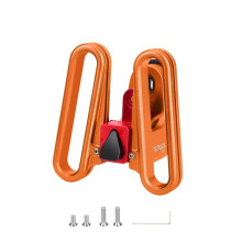 LITEPLUS Folding Bike Bag Block Bracket for Front Bag for Neo Block Quick Release Front Carrier Block Orange