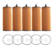 5 PEZZI di Filtro Olio Motore 11427807177 per Serie 1 E88 118d 120d 123d 2008 - 2013 X3 E83 2007 2008-2010 2.0L