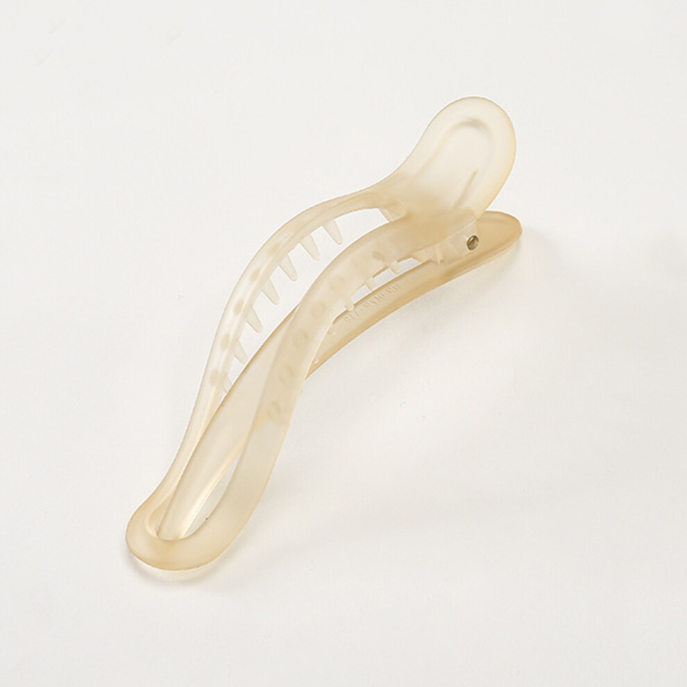 Phui-Pet-Supplies (Light Yellow) Colorful Ponytail Claw Clip - Perfect Gift