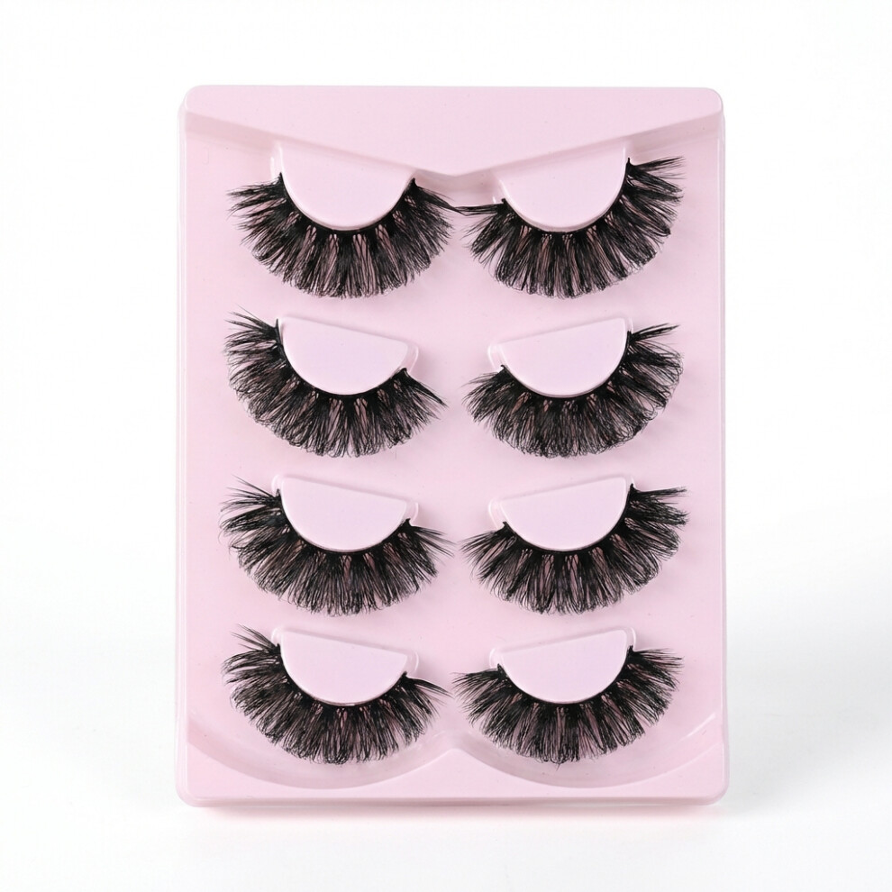 Roc-Electron 3D Russian Eyelashes Set - 4 Pairs