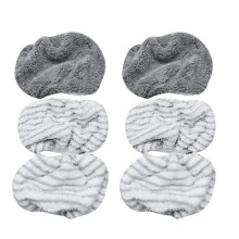 6-Pack Mikrofiberduksdynor ErsäTtning för Rowenta Clean&Steam ZR005801 RengöRingsmedelstillbehöR, TväTtbar och åTeranväNdbar