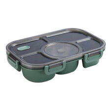 Bento Box Style MatbehåLlare LunchlåDa för Barn med Soppkopp Japansk Snack Box Isolerad LunchbehåLlare A