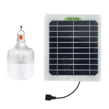 60W Solenergi Utomhusljus Solarlampa Bärbar Glödlampa Solenergilampa Led-Belysning