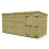 17 x 7 Pent Shed Tanalised (Double Door, No Windows) 2