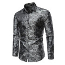 (Silver,4XL)Modische Streetwear Strickjacke mit 3D-Druck für junge Erwachsene Urban Wear Style