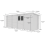 17 x 7 Pent Shed Tanalised (Double Door, With Windows) 4