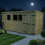 17 x 7 Pent Shed Tanalised (Double Door, With Windows) 3