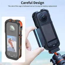 Jaula para Cámara de Acción Panorámica para X5, Carcasa Metálica Anticaídas, Marco Protector, Accesorios X5