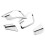 Car Interior Accessories  Back Adjustment Panel Frame Trim for   E Class Coupe W207 2009-2016 A 1