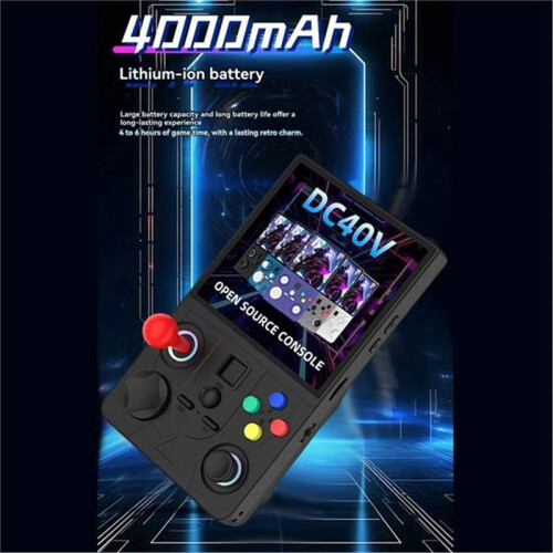 DC40V Retro Handheld Game Console 4.0inch IPS Screen Linux WiFi GamePad RGB Ligh Effect Supports 30+ Emulators B