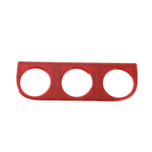 Air Conditioning Panel Cover Trim Stickers Interior Accessories for JK 2011-2017,ABS Red