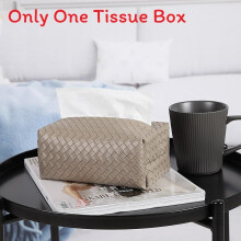 (Style C)Luxury Leather Tissue Holder With Multiuse Waterproof Protection Home Car Use