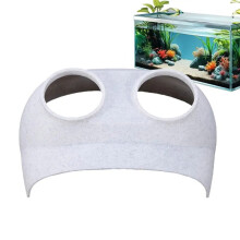 Fisktunnel Akvarium PVC Akvarium Grotta Fiskgrotthörn Akvarium Räkakvariumdekor Räkakvariumtillbehör B