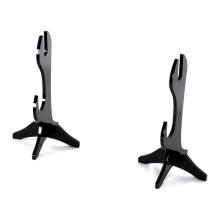 Wand Display Stand Wand Display Stand 2 Tiered Lightsaber Holder Table Shelf for Holding Wand Lightsabers Black