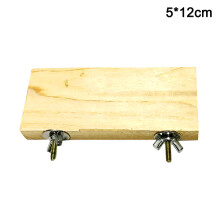 (5cmx12cm) Parrot Hamster Wood Stand Paw Grinding Toy