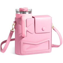 New Universal Crossbody Bag Purse for Cup Outdoor Portable Water Bottle Holder with Adjustable Shoulder Strap