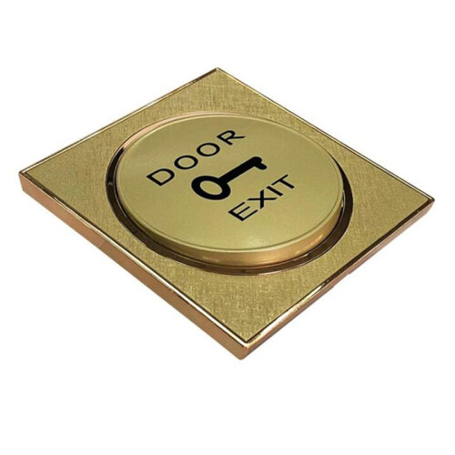 10pcs Golden Door Exit Button Door Release  for Access Control System 2